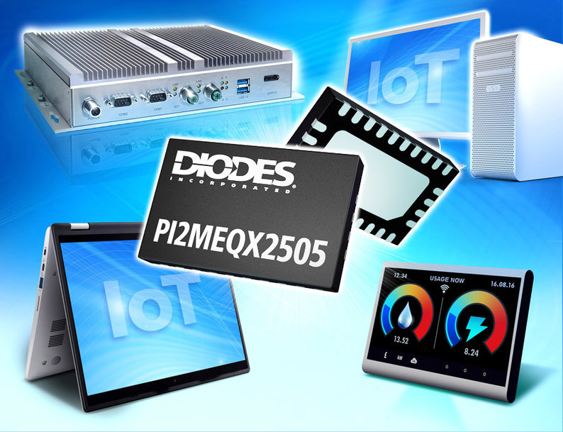 Low-Power 1.8V, 2.5Gbps, 4 Data Lane ReDriver from Diodes Incorporated Supports MIPI D-PHY Protocols